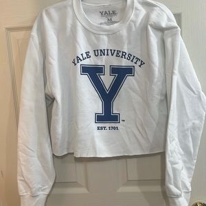 Yale cropped sweater